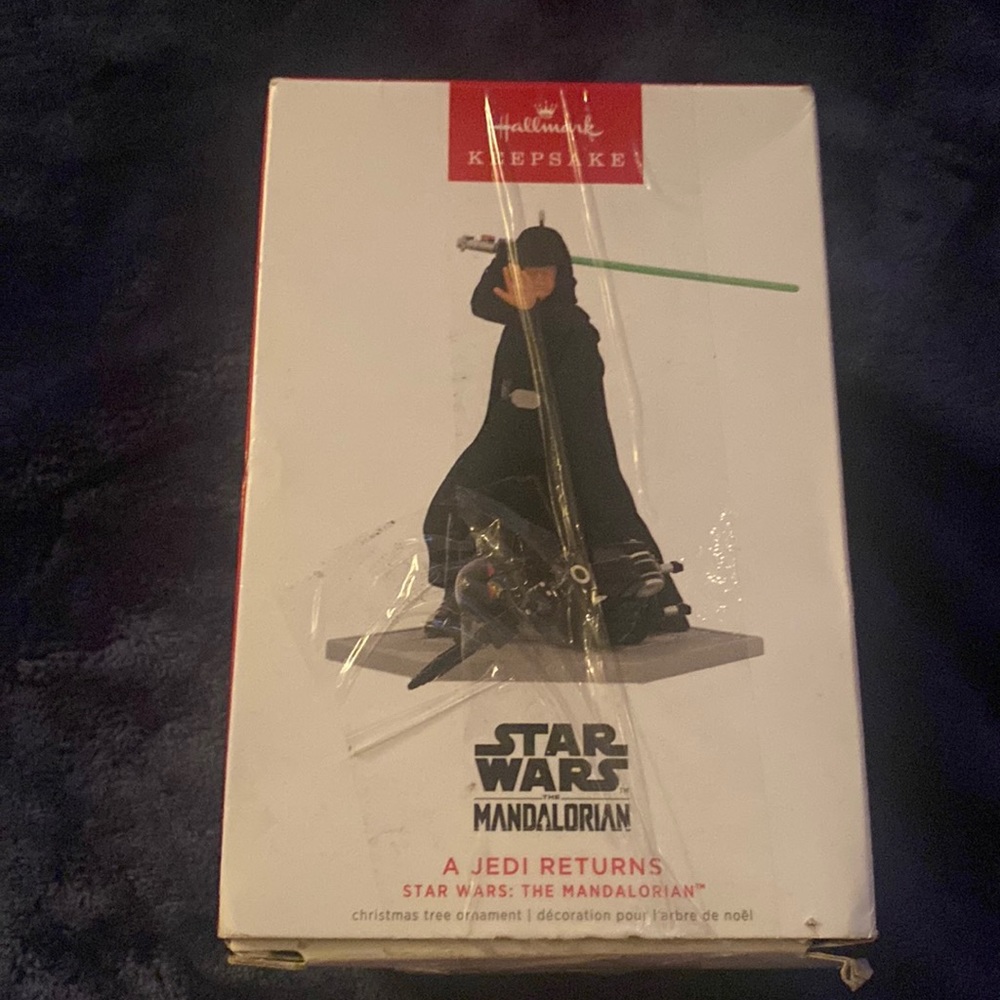 Hallmark 2022 Star Wars Disney The Mandalorian Luke Skywalker Christmas Ornament